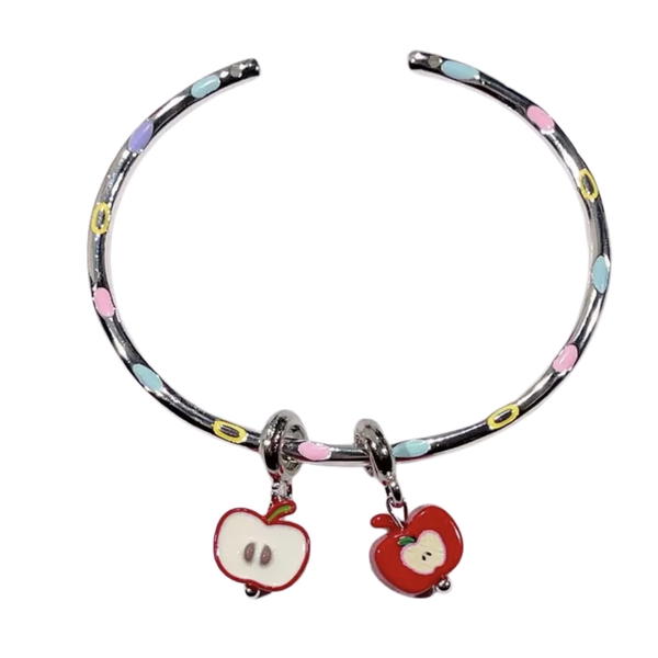 Charm bead - Red apple Image 2 Preview