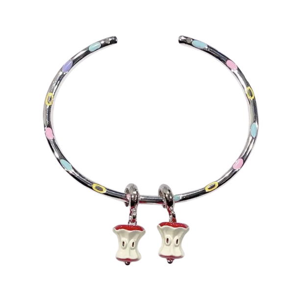 Charm bead - Red apple bite Image 2 Preview