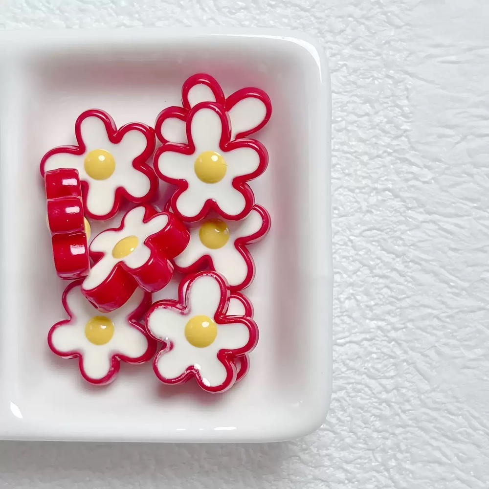 Charm bead - Red roses Preview Image