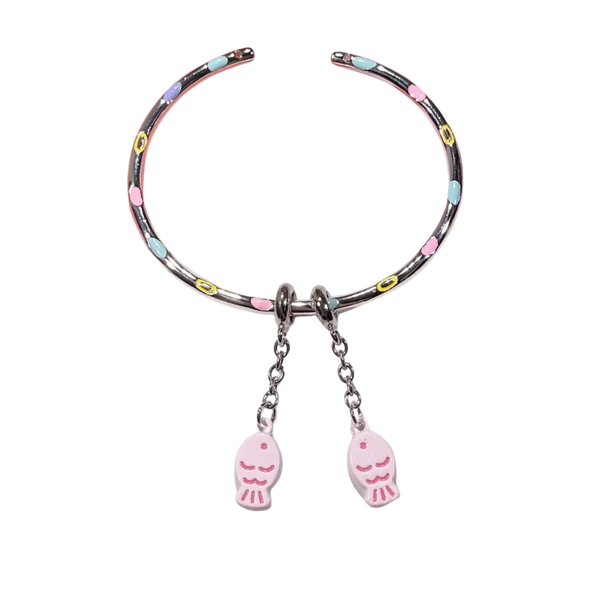 Charm bead - Light pink fish Image 2 Preview