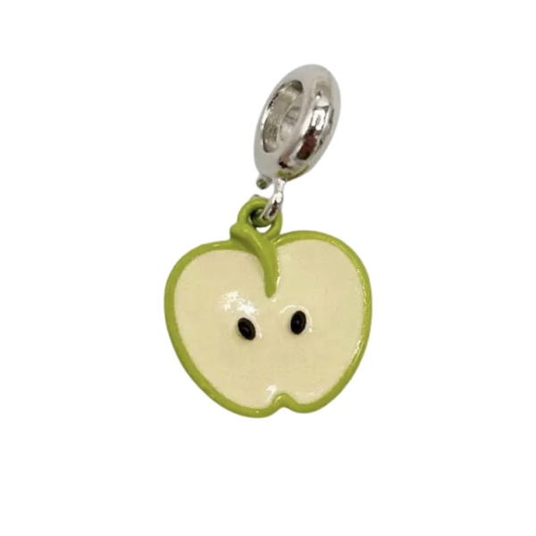 Charm bead - Green apple Image 1 Preview