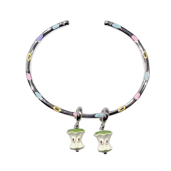 Charm bead - Green apple bite  Image 2 Preview