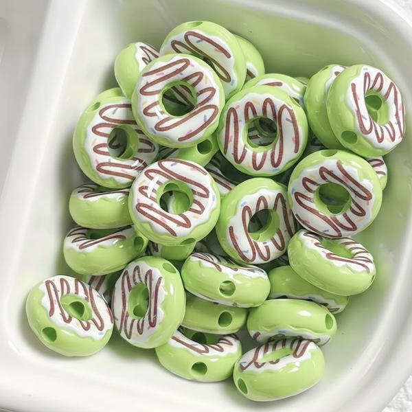 Charm bead - Green donuts  Image 1 Preview