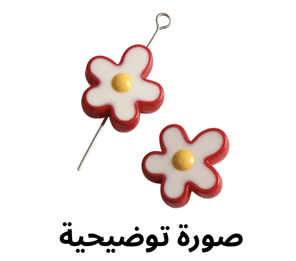 Charm bead - Green roses Image 3 Preview