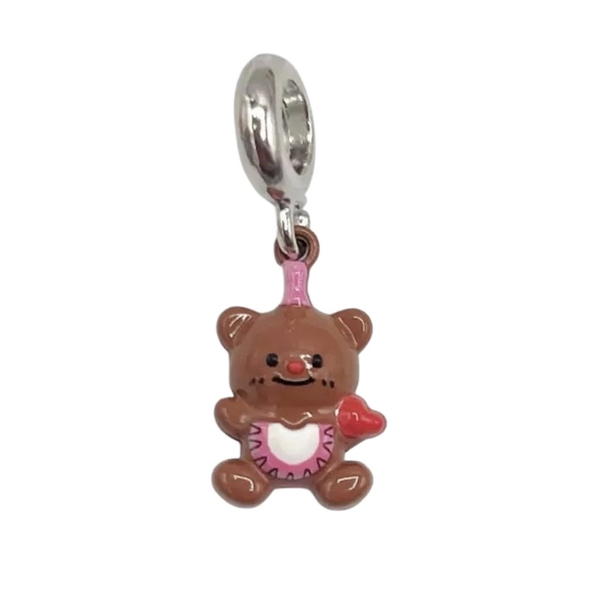 Charm bead - Brown bear Image 1 Preview