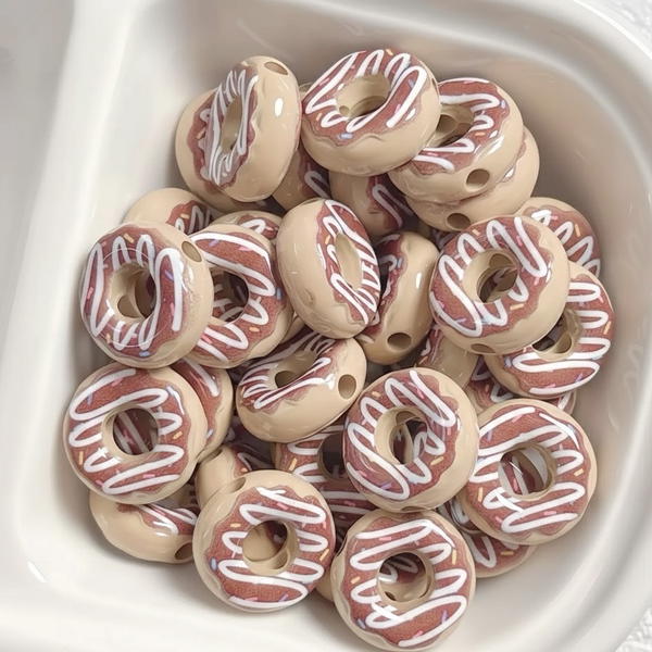 Charm bead - Brown donuts  Image 1 Preview