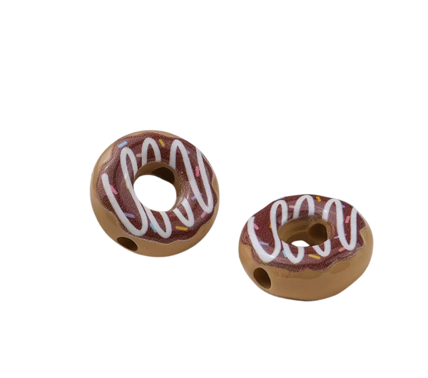 Charm bead - Brown donuts  Image 2 Preview