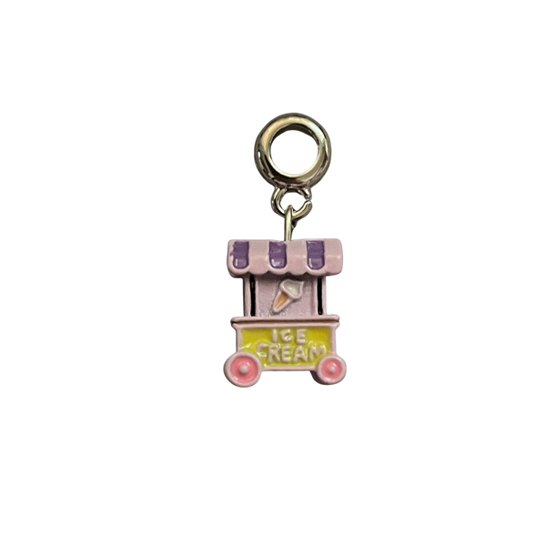 Charm bead - Purple ice cream car Image 1 Preview