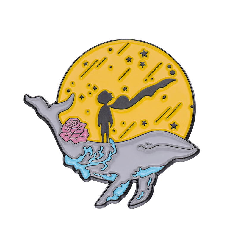 The little prince with whale Preview Image