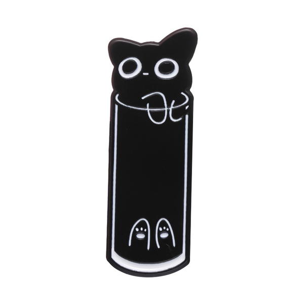 Black cat in tube Image 1 Preview