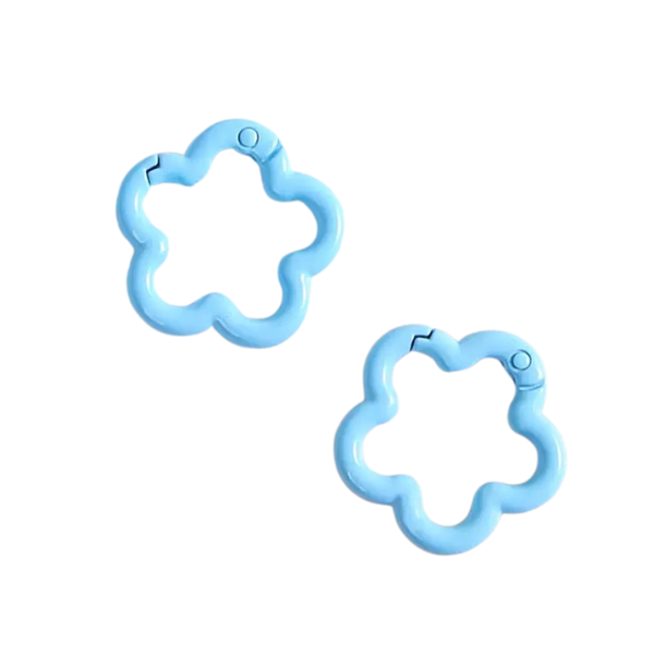 light blue flower carabiner  Image 1 Preview