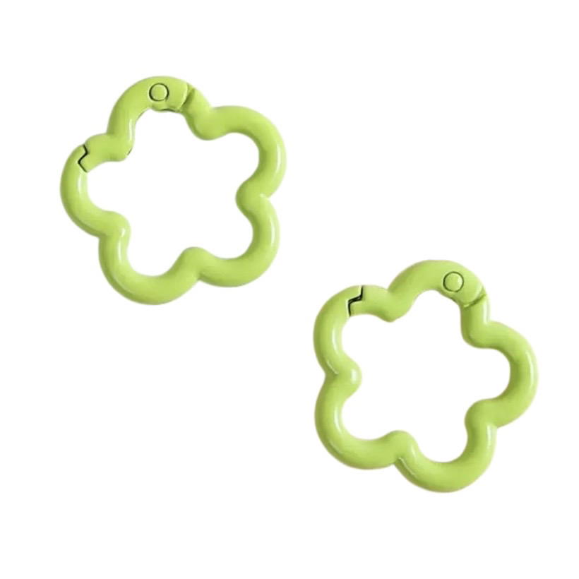 light green flower carabiner  Preview Image