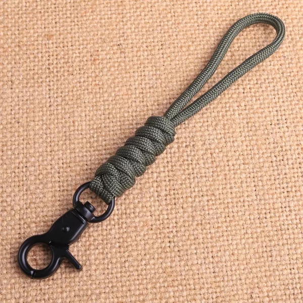olive green key chain/bag charm Image 1 Preview