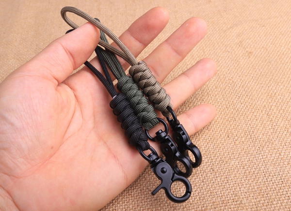 olive green key chain/bag charm Image 2 Preview