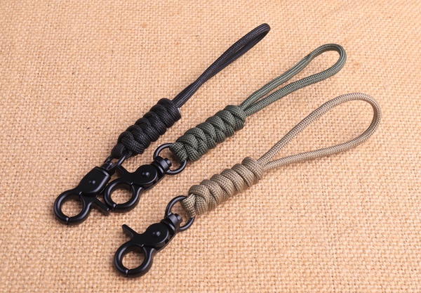 olive green key chain/bag charm Image 3 Preview