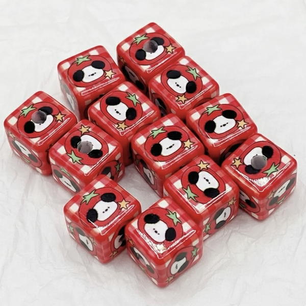 Square beads - Tomato pup Image 1 Preview