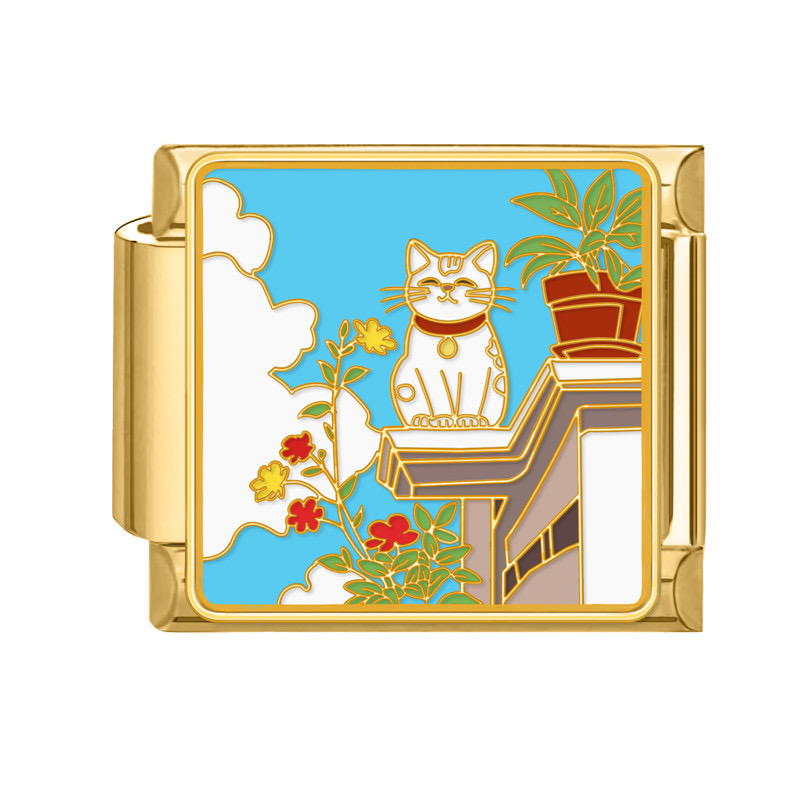 roof cat (gold) Preview Image