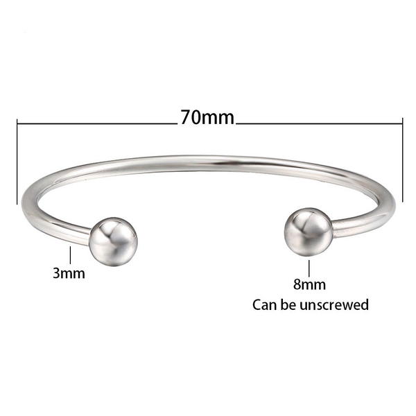 Cuff bracelet (70mm) Image 3 Preview