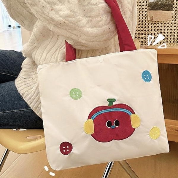 Cute apple tote bag 🍎  Image 2 Preview