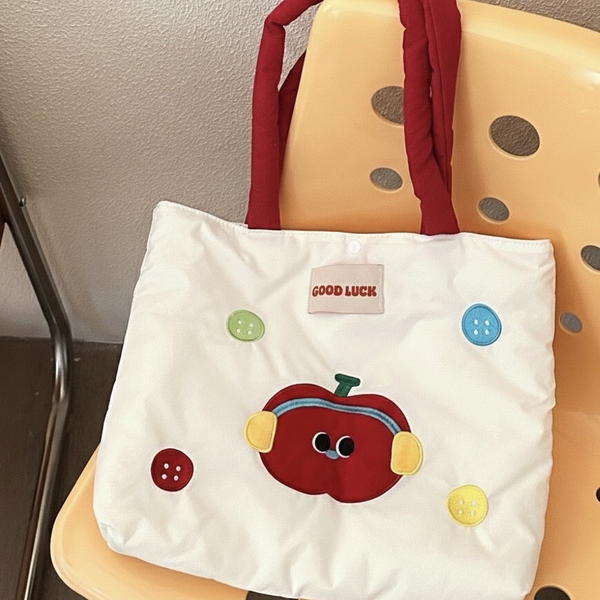 Cute apple tote bag 🍎  Image 4 Preview