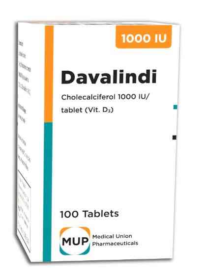 Davalindi 1000 IU 100Tab Image 1 Preview