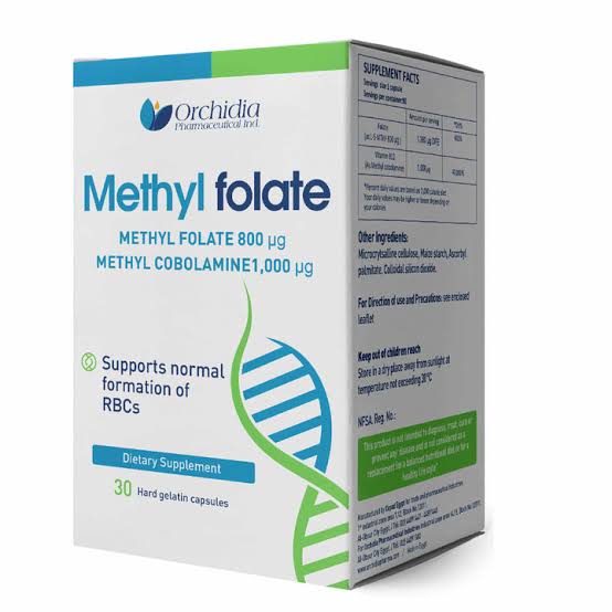 Methyl folate 30Cap Preview Image