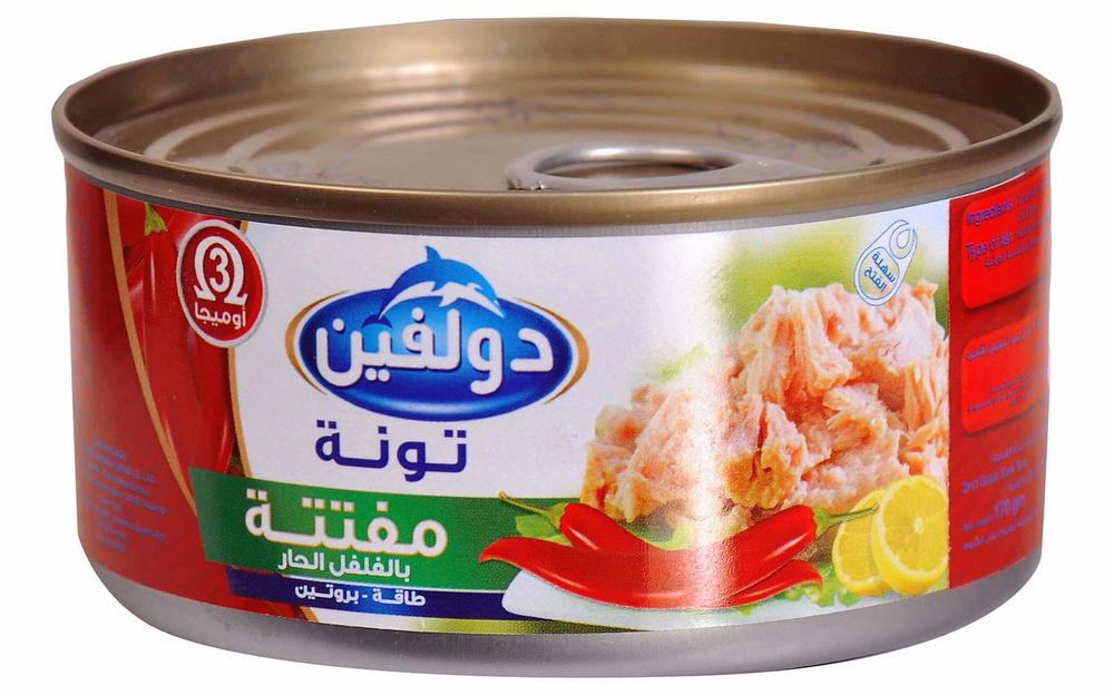 تونه دولفن مفتته حار وبارد180ج Preview Image