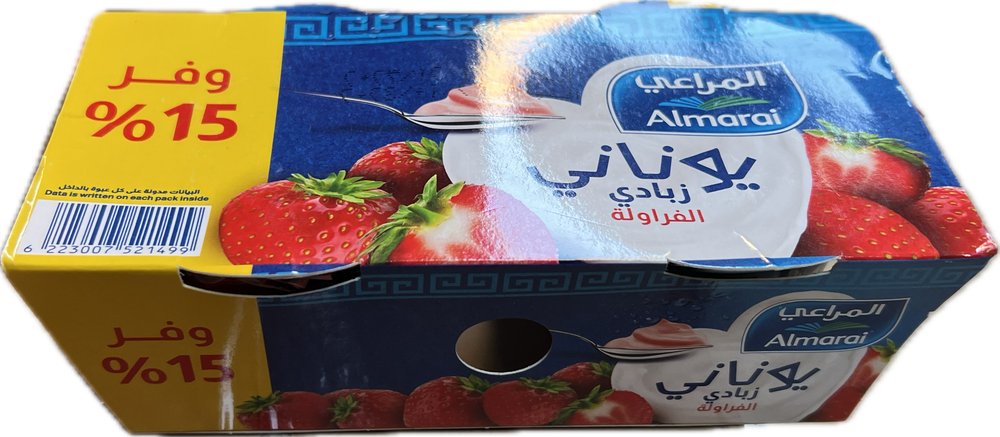 المراعي زبادي يوناني فراولة وفر ١٥ ١٧٠ جم Preview Image