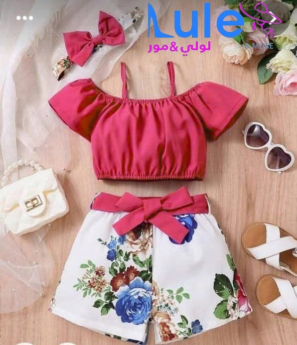 اطقم بناتي صيفيه بالوانها النغوشه  Image 5 Preview
