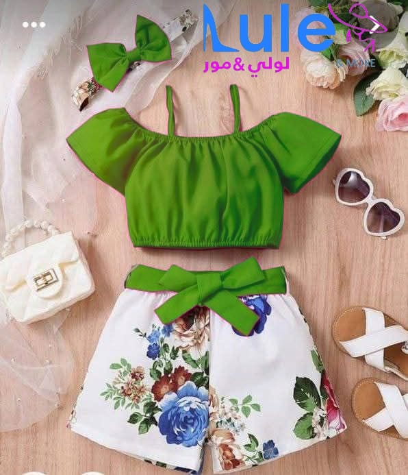 اطقم بناتي صيفيه بالوانها النغوشه  Image 6 Preview