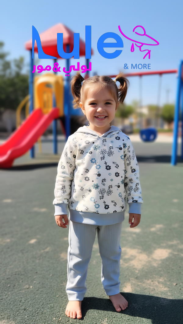 بجامه بناتي مع طاقيه مبطنه  Image 3 Preview