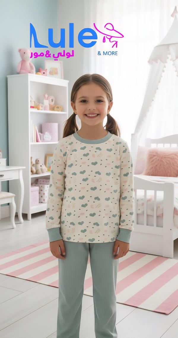 بجامه بناتي مبطنه ثقيله Image 2 Preview