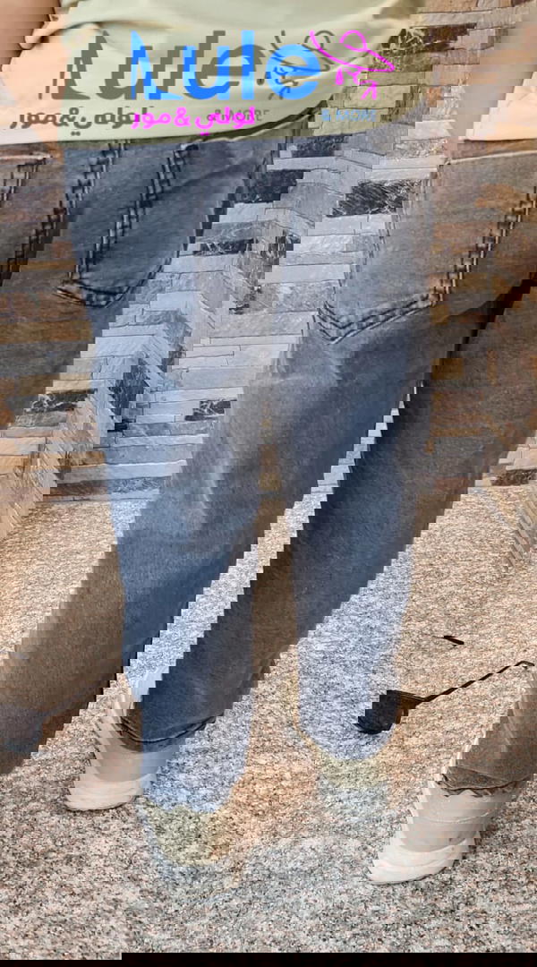 بلاطين جينز ولادي خصر مغيط Image 3 Preview