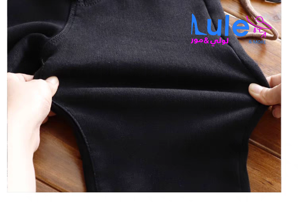بلاطين كتان فل لايكرا مبطن شتوي Image 6 Preview