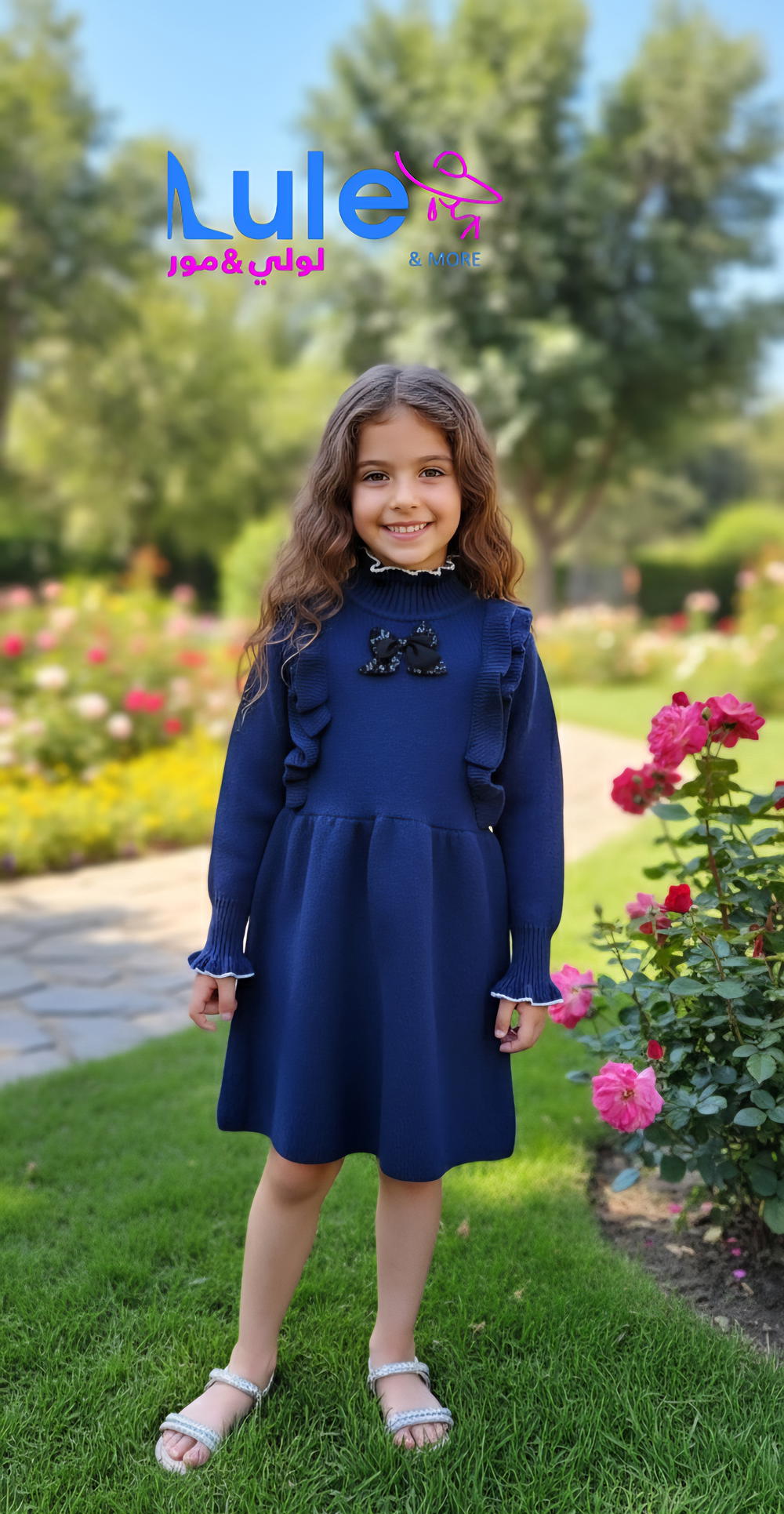 فستان بناتي صوف  Preview Image