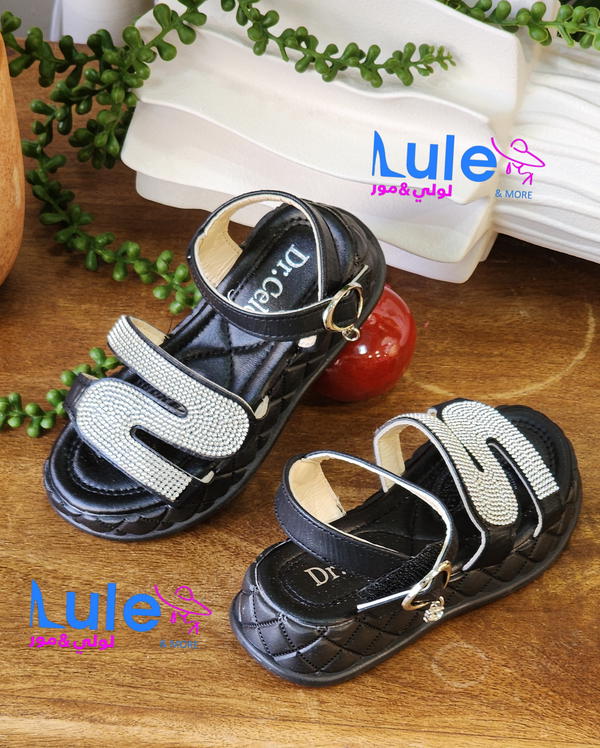 صندل بناتي سترس عريض Image 2 Preview