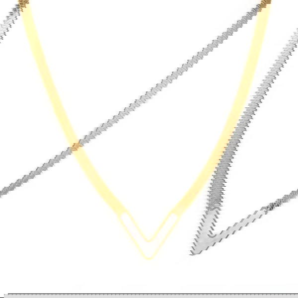 Black and white V necklace (N4)  Image 3 Preview