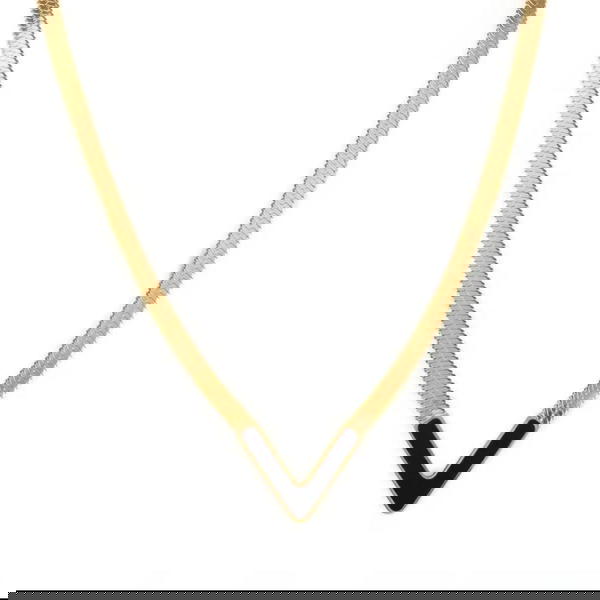 Black and white V necklace (N4)  Image 4 Preview