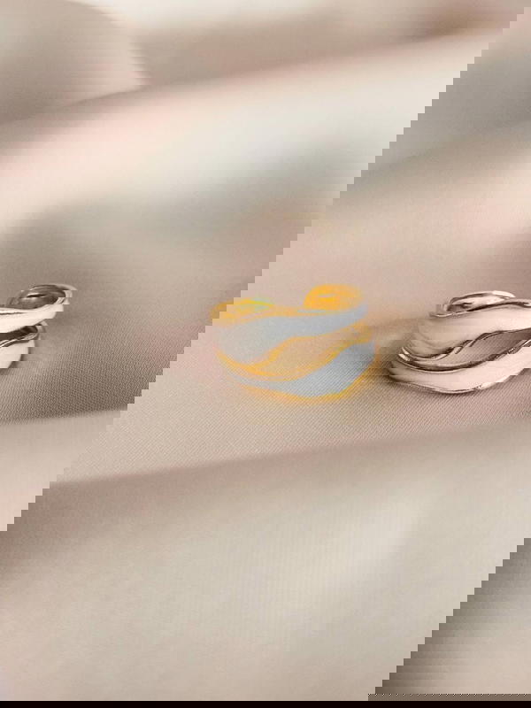 black and white rings (R11) Image 4 Preview