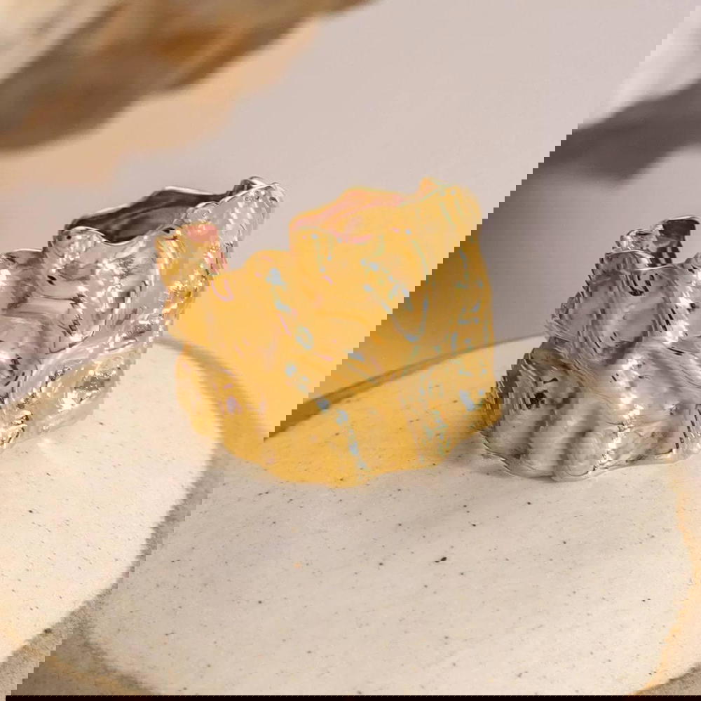 gold leaf ring r47  Preview Image