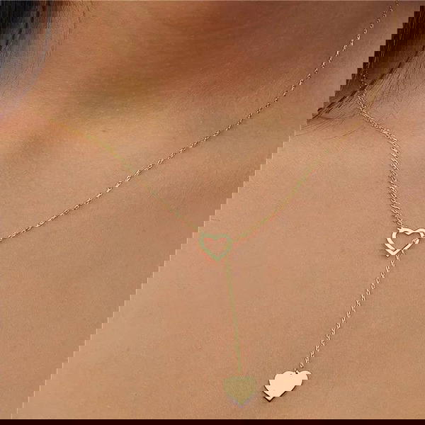 heart necklace N37  Image 2 Preview