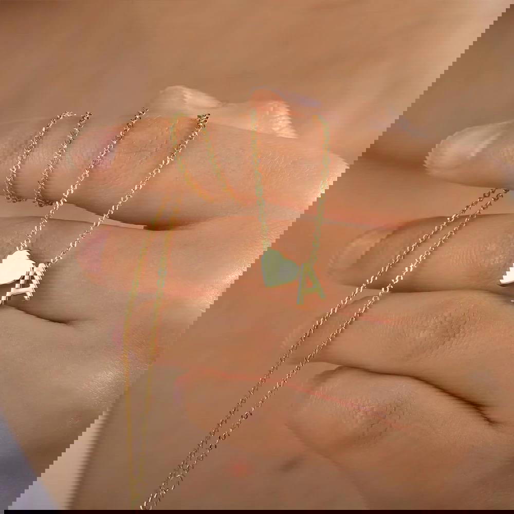 letters and heart Necklace (N3) Preview Image