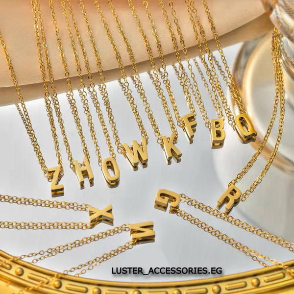 letters necklace (N2) Image 4 Preview