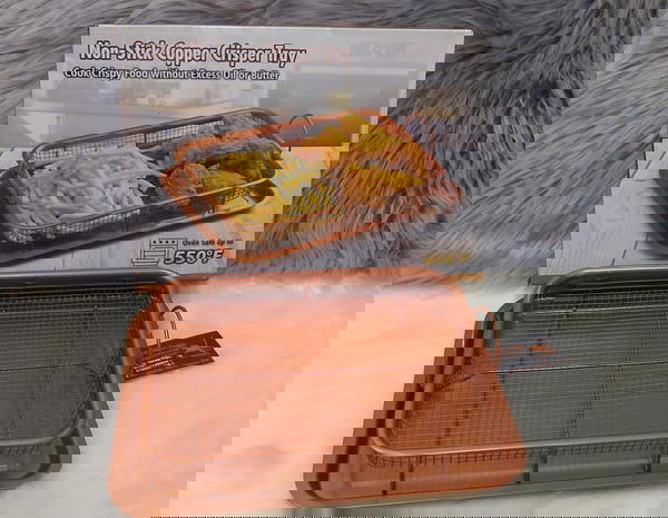 صينية تحمير مستطيله بصفايه Image 6 Preview