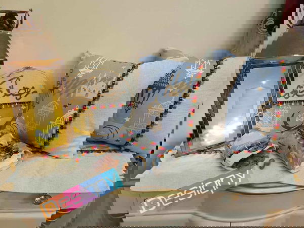 طقم رانر وكوشن لرمضان 6 قطع Image 2 Preview