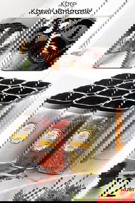 طقم توابل اكريليك 12ق Image 2 Preview