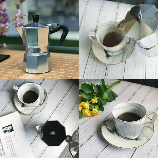 Espresso coffee maker and pot Image 2 Preview
