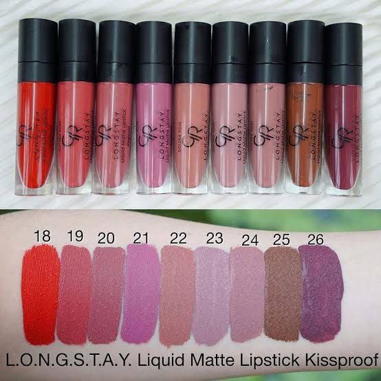 Golden RoseLongstay Liquid Matte Lipstick Image 3 Preview