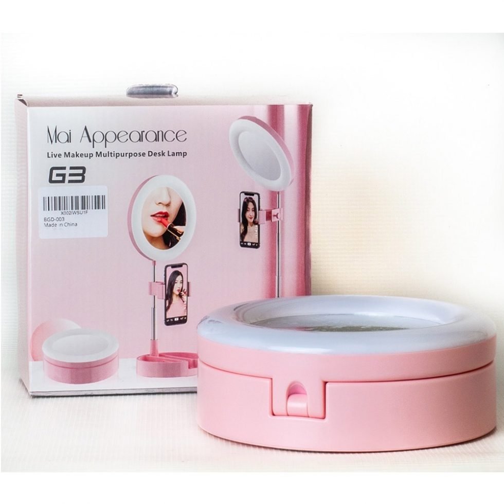 LIVE MAKEUP MULTIPURPOSE DESK LAMP - PINK Preview Image