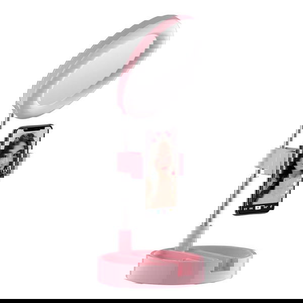 LIVE MAKEUP MULTIPURPOSE DESK LAMP - PINK Image 4 Preview